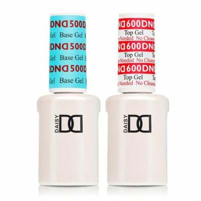 DND Daisy Soak Off Gel Polish No Wipe Top Coat & Base Coat Duo 0.5 oz ON Sale!