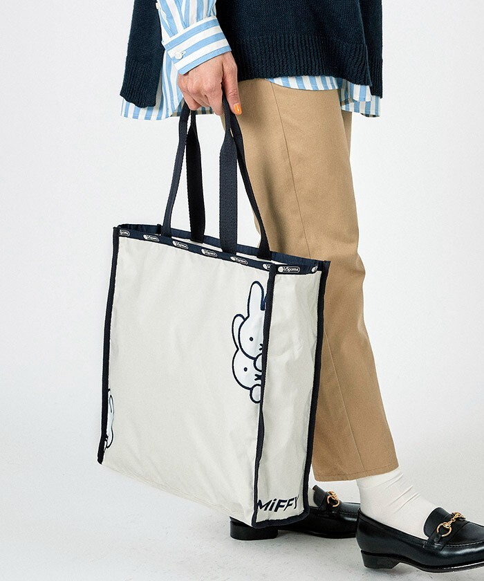 LeSportsac x Miffy Large Book Totet and Top Handle Backpack L256
