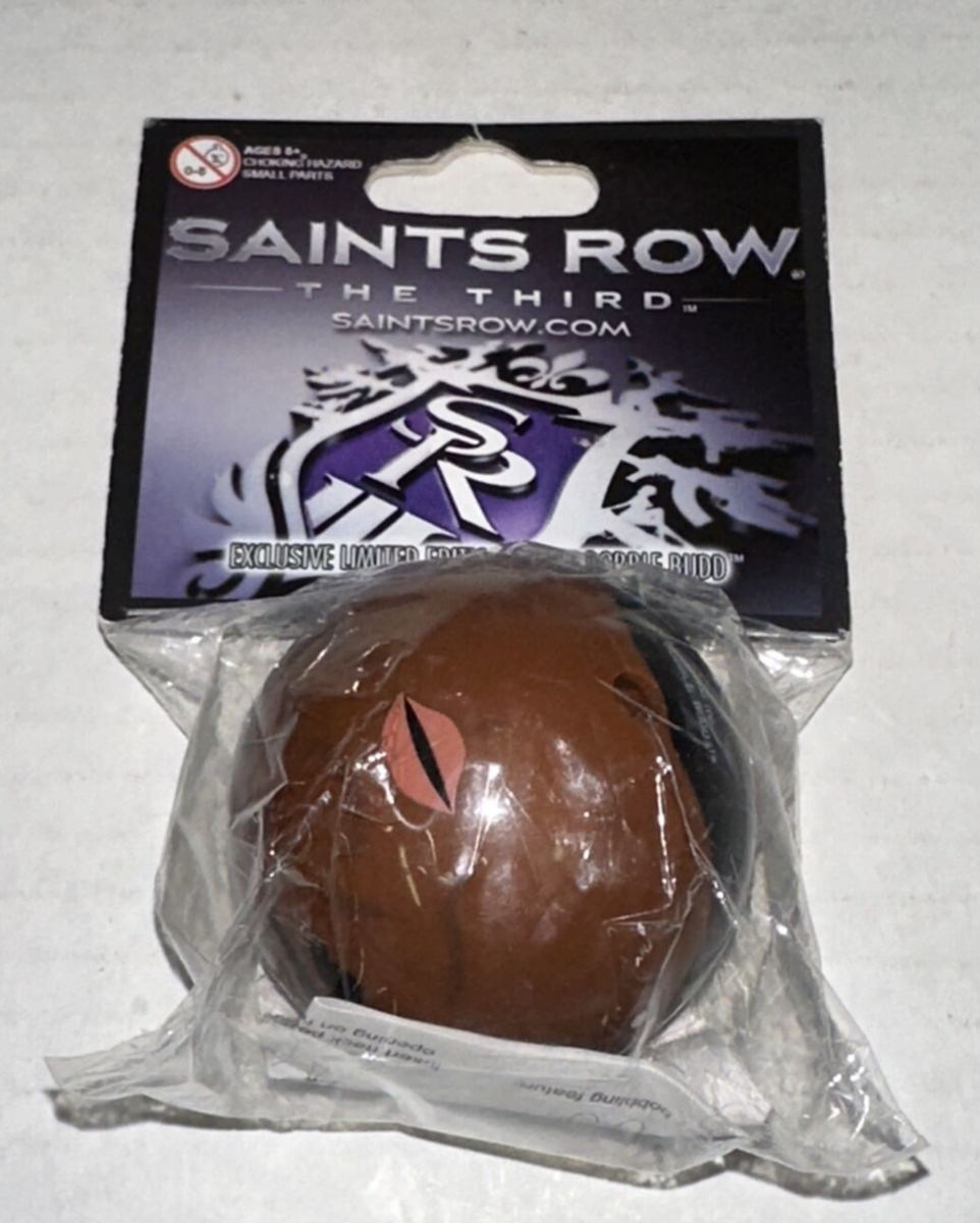 SAINTS ROW The 3rd Pierce Bobble Budds THQ BOBBLEHEAD Still Sealed