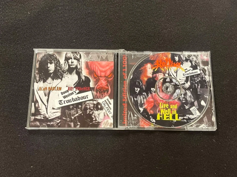 HELLION LIVE AND WELL IN HELL CD LIMITED EDITION /1100 NRCD-103 Foto 3 de 3