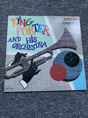 King Porter And His Orchestra Special Request LP Vinyl Record 1989 Official 6056