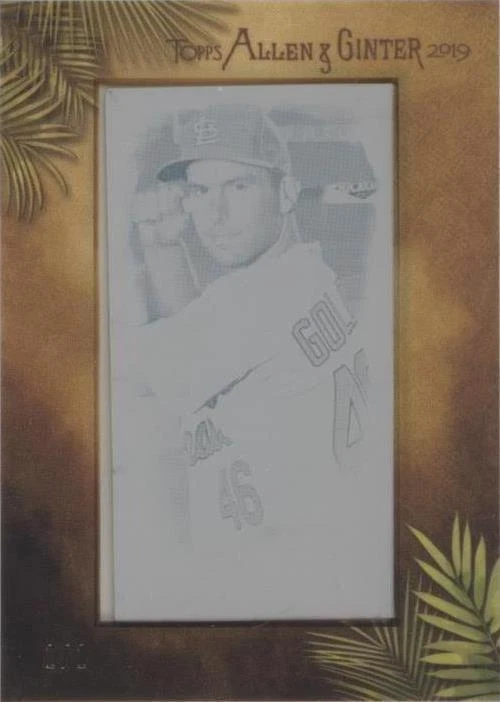 Framed Printing Plate Mini Cyan