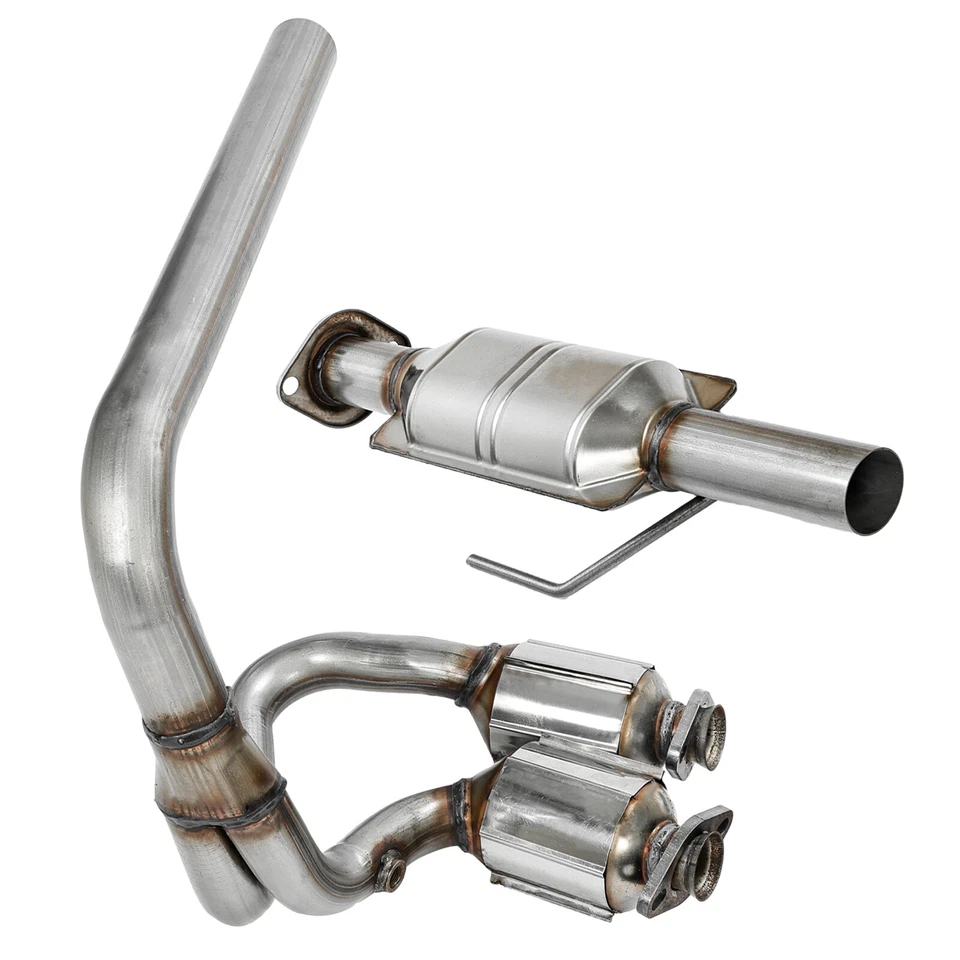 Fit For 2004 2005 2006 Jeep Wrangler 4.0L Catalytic Converter Exhaust Y-Pipe Kit - Изображение 3 из 4