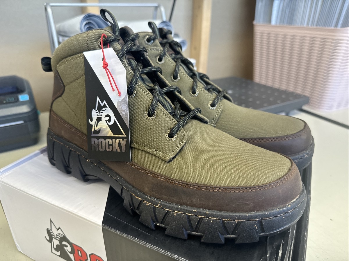 Rocky Oak Creek Chukka Boot Green Brown RKS0481 Mens Size 9 M Rocky Oak Creek Chukka Boot Green Brown RKS0481 Mens Size 9  main image 3