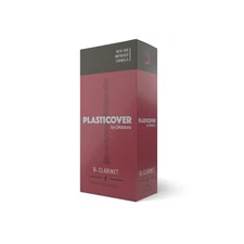 Plasticover  Bb Clarinet Reeds, Strength 2.5  5-pack by D'Addario Rico