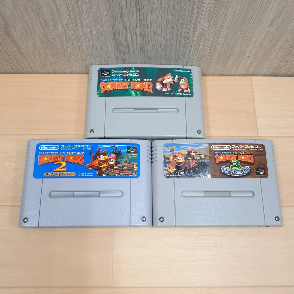 Nintendo Super Famicom Console with box 6 games Mario D. Kong CIB US TARIFF PAID - Image 3 of 4