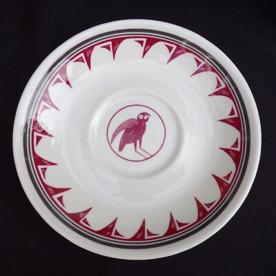 Santa Fe Mimbreno Untertasse Nostalgie Station Repro Sterling China