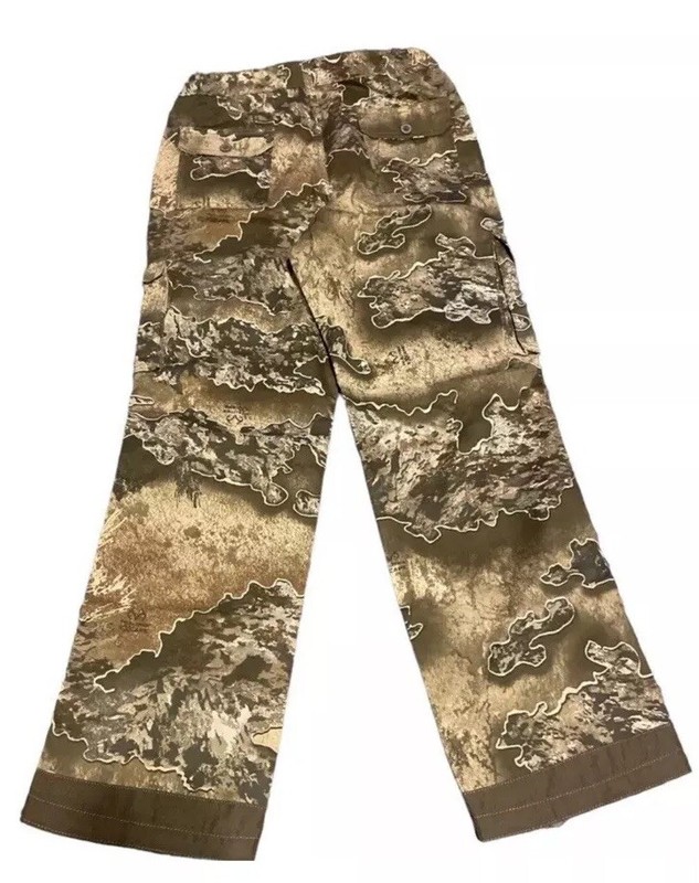 Realtree Pants Womens Large Camouflage Camo Cargo Pockets Xtra Baggy Leaf Limb