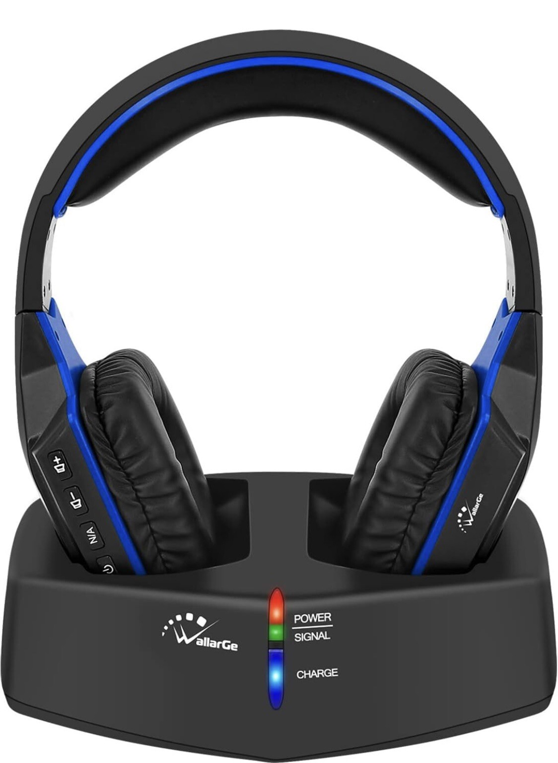 Wireless Headphones for TV Watching with 5.8Ghz RF Transmitter Charging Dock, Pl-image