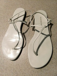 very white sandals