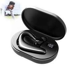 Wireless Bluetooth Headphone Stereo Earbuds with Charge Case Ear Hook Running