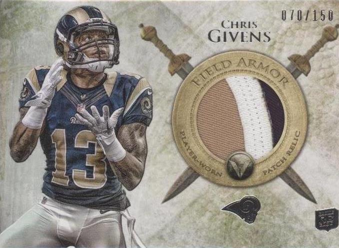 2012 Topps Valor Chris Givens #FAP-CG - 1 of 2