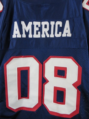Steve & Barry's City Wide AMERICA American Football Sports Jersey Shirt Mens XL - Picture 7 of 9