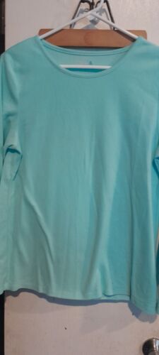Croft and Barrow Unterwäsche Shirt Damen Größe S weich hellgrün Polyester - Bild 1 von 5