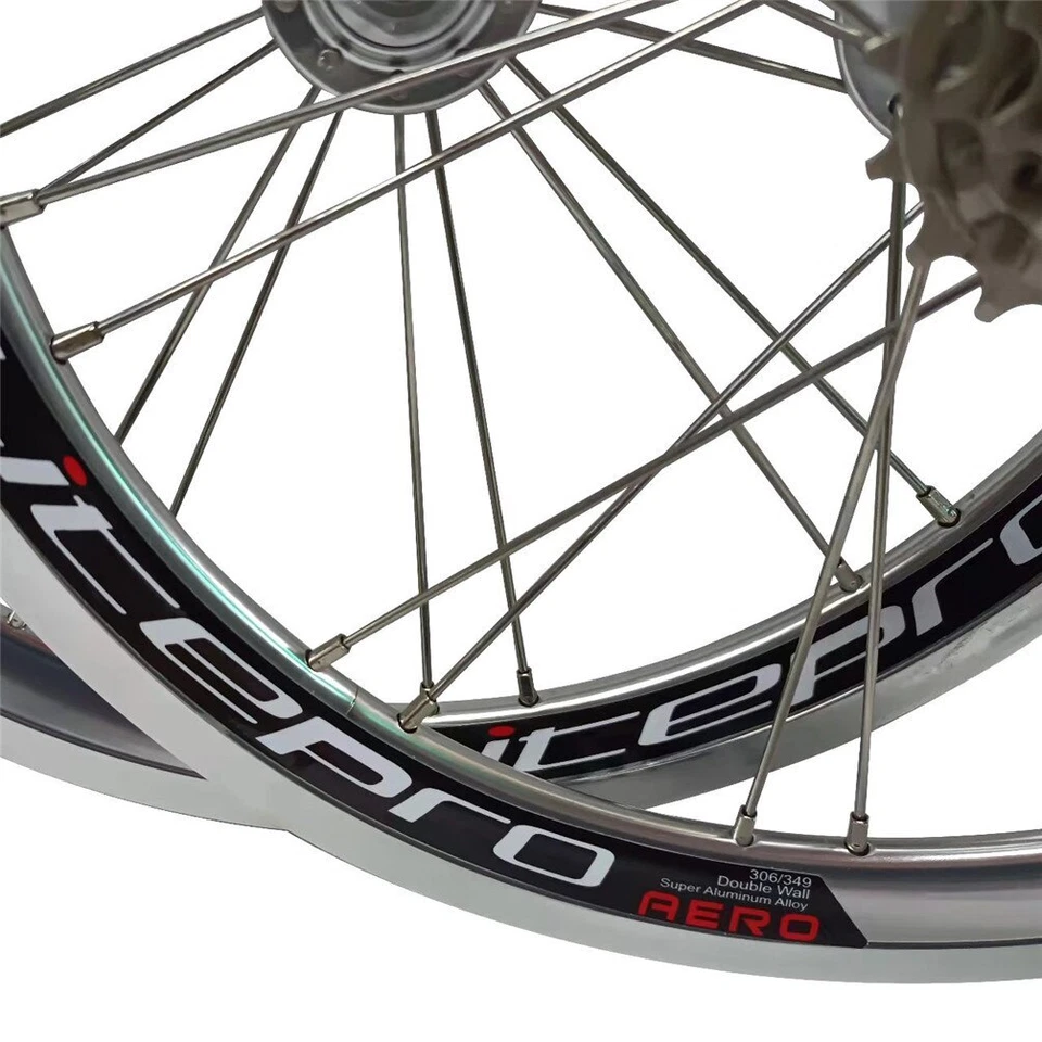 AERO 16In 305 349 V Brake BMX Bike Wheelset for Dahon D5 Folding Bicycle Wheels - Image 3 of 4