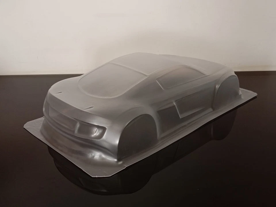 RC Body Sheel 1/8 Audi R8 GTR for Inferno GT2 360mm Wheelbase Clear - Image 4 of 4