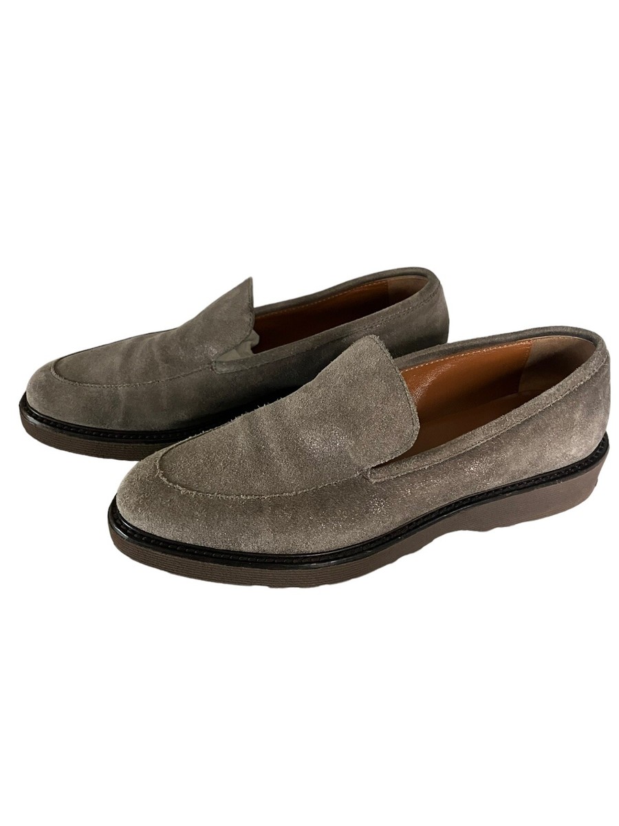 aquatalia suede loafers