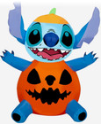 Disney Airblown Gemmy Halloween Stitch Pumpkin Jack O'Lantern LED inflatable BN