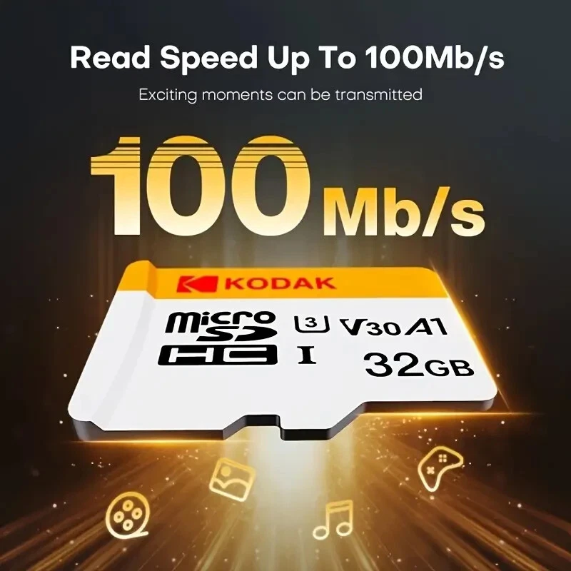 KODAK Ultra Performance MicroSDHC UHS-U3 V30 A1 Memory Card 32GB UK SELLER - Image 4 of 4