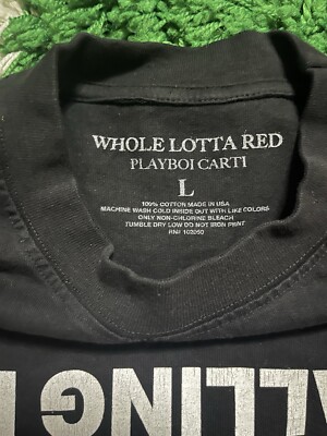 Whole Lotta Red Playboi Carti Black Falling Reverse Official Merch