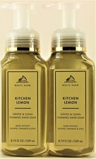 QTY 2 - Bath  Body Works KITCHEN LEMON Gentle Foaming Hand Soap 8.75oz