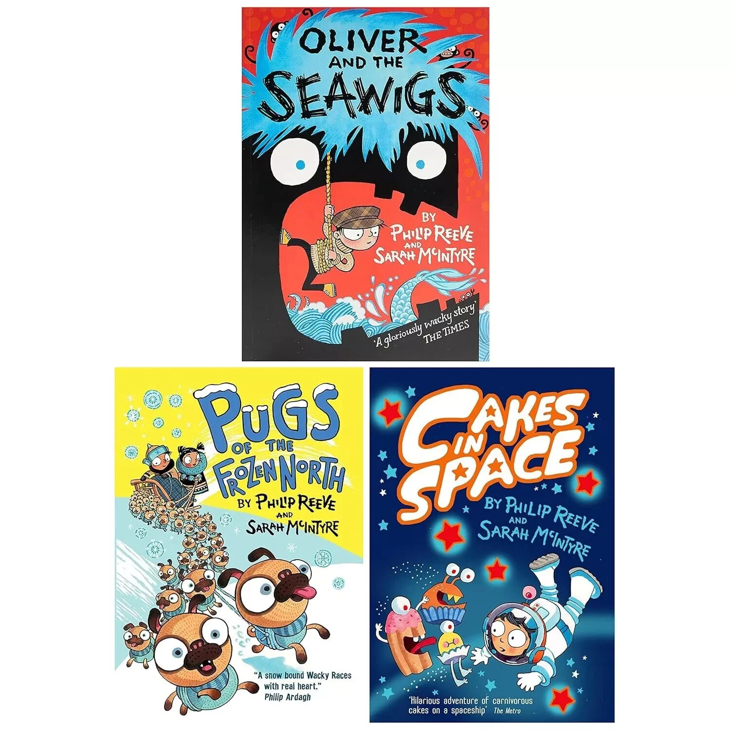 Reeve & McIntyre Adventures 3 Books Collection Set Oliver and the Seawigs, Pugs - Image 3