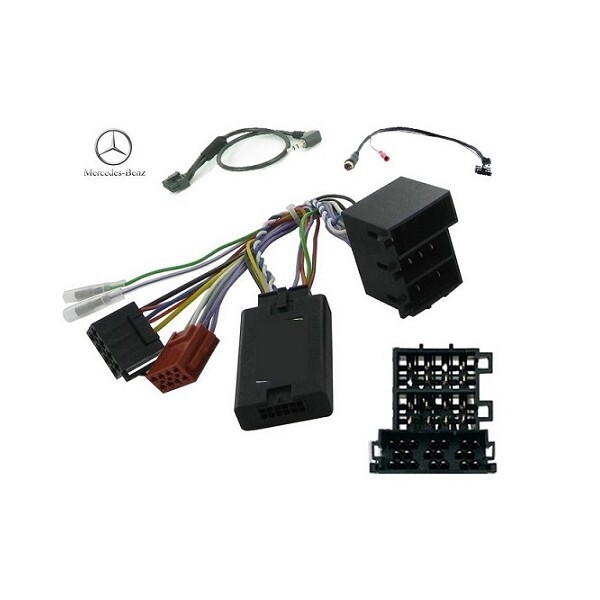 Interface commande au volant Mercedes Classe C W203 faisceau ISO de conversion pour Clarion