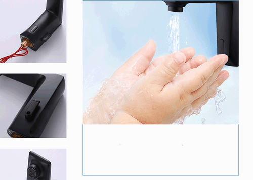 Bathroom Automatic Hands Touch Free Sensor Basin Brass Sink Mixer Faucet - Bild 11 von 23