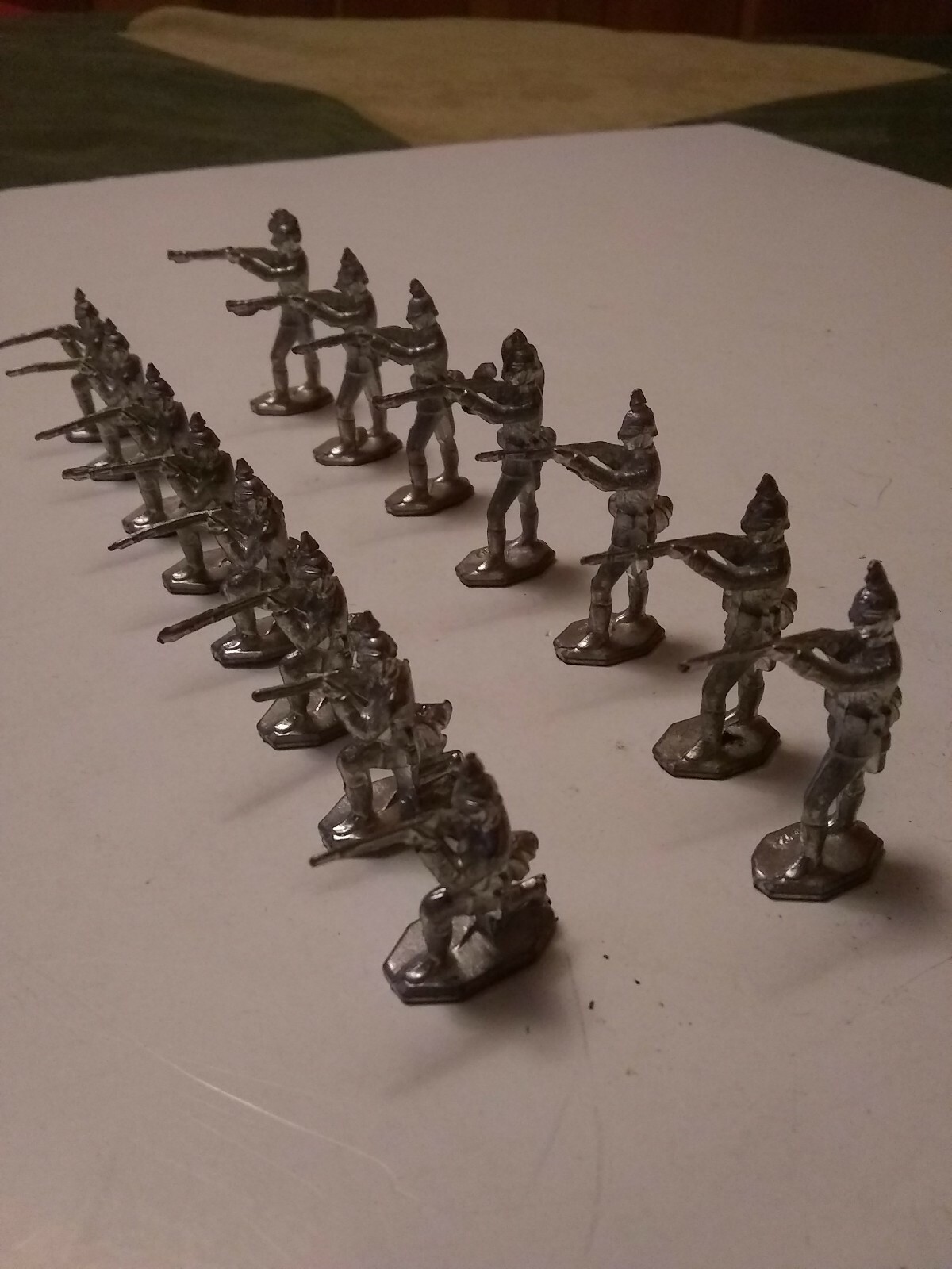 Lot of 15 Miniature Lead Soldiers eBay