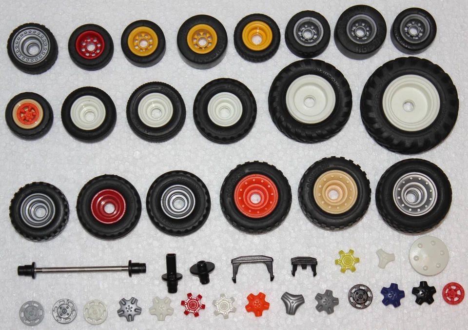 Playmobil " Wheel / Wheels/Tyres / Hub Cap / Axles Choose They Your Model - Image 2 of 3