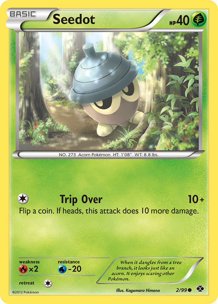 Seedot 2/99 Common | Next Destinies | Pokemon Card