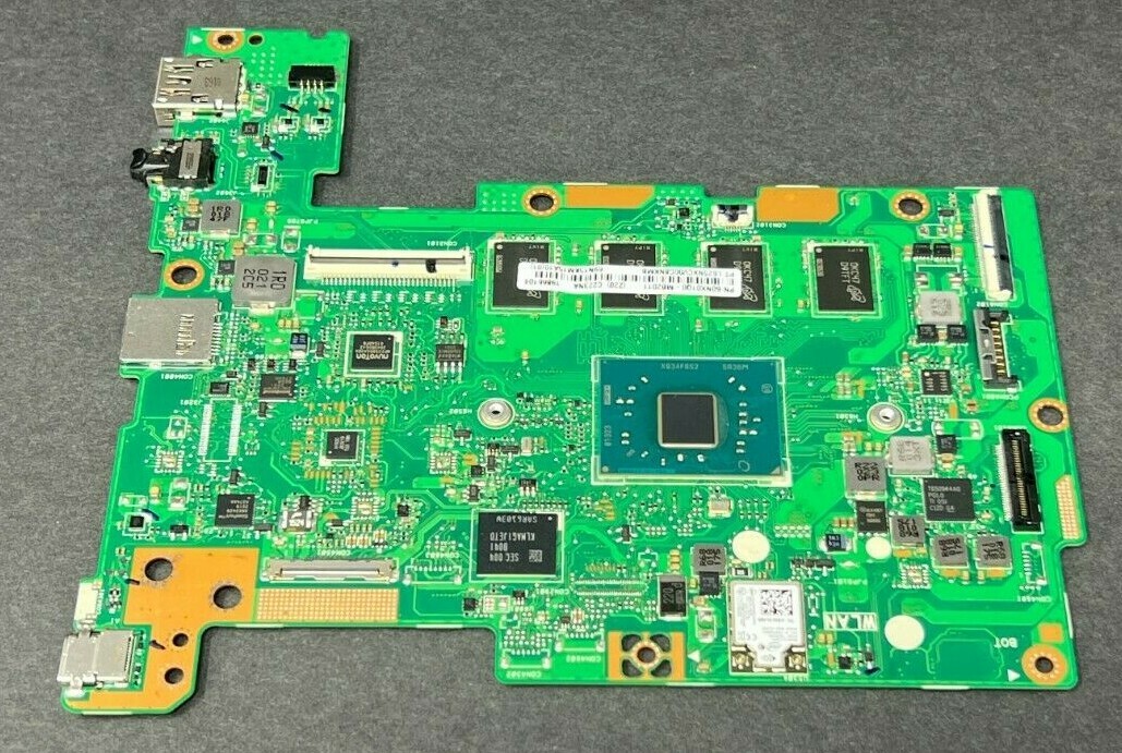 Asus Chromebook CX22NA Motherboard N3350 CPU 4GB RAM 16GB SSD H7-image