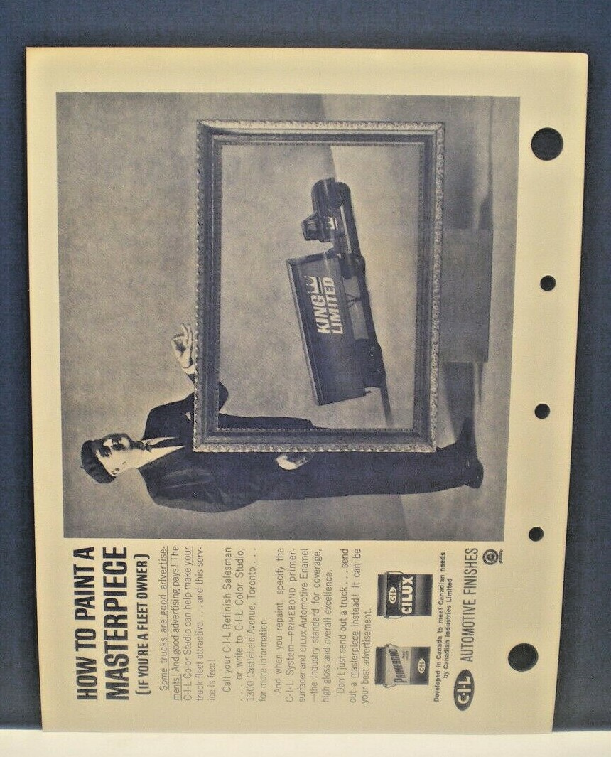 1964 FORD CANADA PASSENGER CAR COLOR C-I-L CANADIAN PAINT CHIP