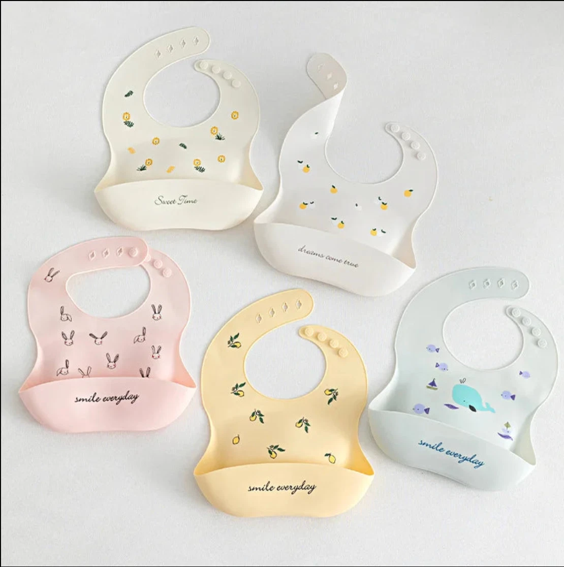 Baby Bibs Wholesale Baby Feeding Washable Waterproof Baby Bibs with Snaps
Opens in a new window or t