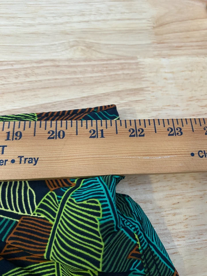 Lands End Mens XXL (44X46) Tropical Leaf Camo Quick Dry Swim Board Shorts Belt - Image 4 of 4