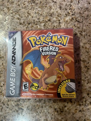 Pokémon Fire Red Version (Game Boy Advance, 2004) - Box And Inserts Only