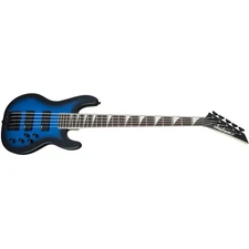 Mint Jackson JS Series 5-String Concert Bass JS3V, Amaranth, Metallic Blue Burst
