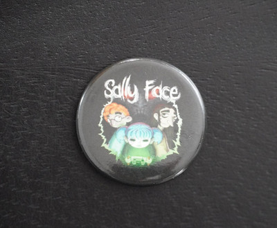 SALLY FACE 1'' BUTTON PIN