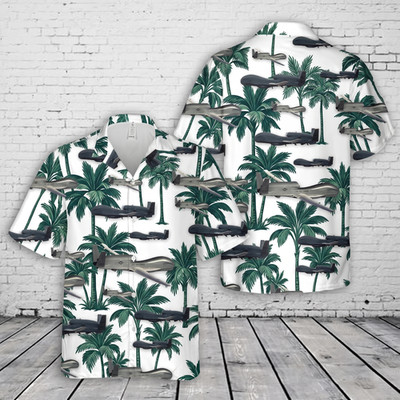 US Air Force Northrop Grumman RQ-4 Global Hawk Hawaiian Shirt
