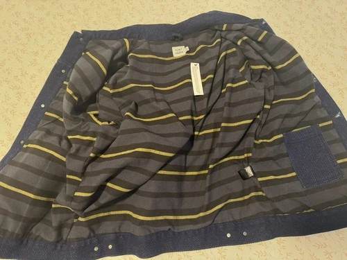 Flint and Tinder Sashiko Trucker Jacket Flannel Lined Large MIUSA Huckberry image 4