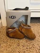 UGG Baby Tasman Size 2/3 Baby Booties Small UGG Australia Infant Chestnut 6-12M