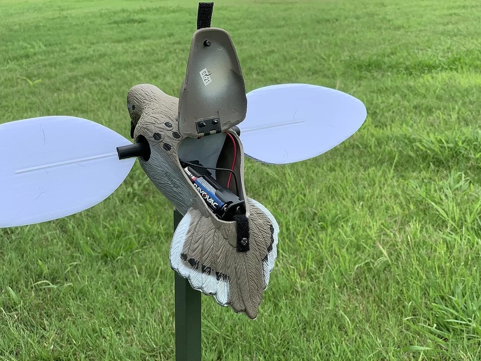 Mojo Outdoors Voodoo Dove Decoy - Motion Dove Decoy for Hunting, Multicolor - Image 3 of 4