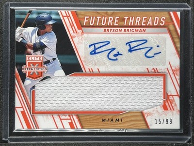 Brigman, Bryson - 2019 Donruss Elite - Swatch/Autograph - 15/99