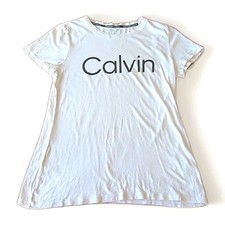 NWT Calvin Klein Performance Women's Logo T-Shirt US/L Gray 39.5