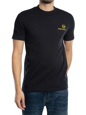Sergio Tacchini Herren Felton-T-Shirt, Schwarz