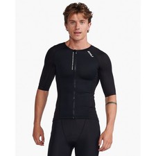 2XU Men's Aero Sleeved Tri Top Mens Medium EUC Triathlon