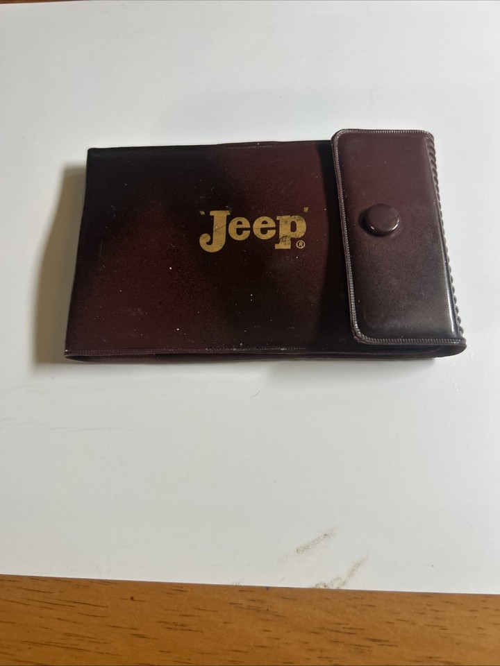 Vintage Imperial USA knife and tool set in a faux-leather JEEP-branded case — the Jeep branding alone makes this a fun, nostalgic find.