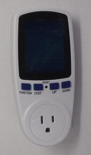 Medidor de potencia enchufe uso eléctrico doméstico monitor consumo PM01-US 3 clavijas