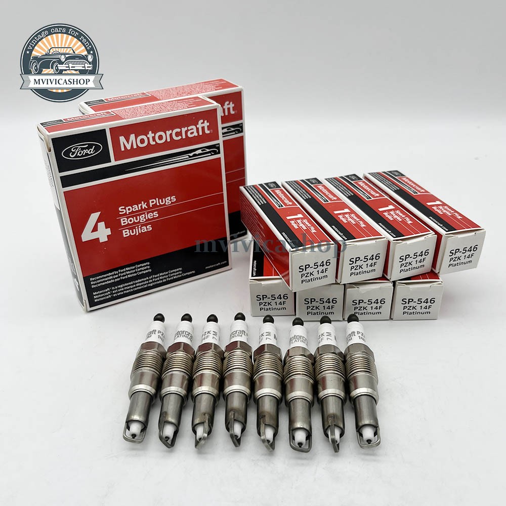 8X Platinum Spark Plugs SP-546 PZK14F For Motorcraft Expedition F150 F250 F-450
