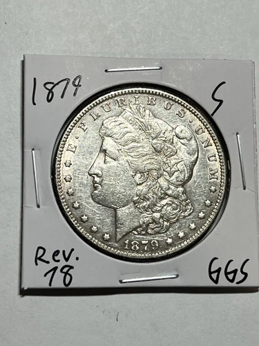 1879-S Morgan Silver Dollar Silver Coin Rev 78 Choice AU+ Better Date